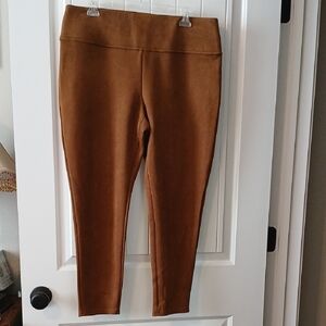 EUC VINCE CAMUTO Suede Feel Women's Cognac Pants